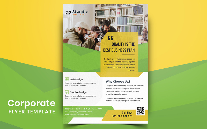 Download Фирменный стиль "Allur -  Flyer Design - Corporate Identity Template" / Allur -  Flyer Design - Corporate Identity Template - Фирменный стиль на тему графика corporate,company,flyer,business,sales,offers,vintage,poster,print,brochure,template,event,elegant,modern,minimal