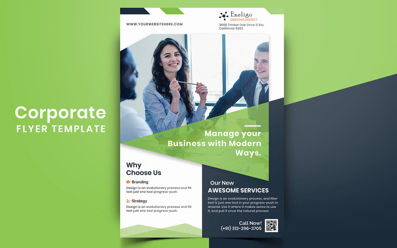 Download Фирменный стиль "Bomewish -  Flyer Design - Corporate Identity Template" / Bomewish -  Flyer Design - Corporate Identity Template - Фирменный стиль на тему графика corporate,company,flyer,business,sales,offers,vintage,poster,print,brochure,template,event,elegant,modern,minimal