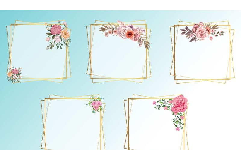 Flower Frame 1 The Garden Flower Achtergrond
