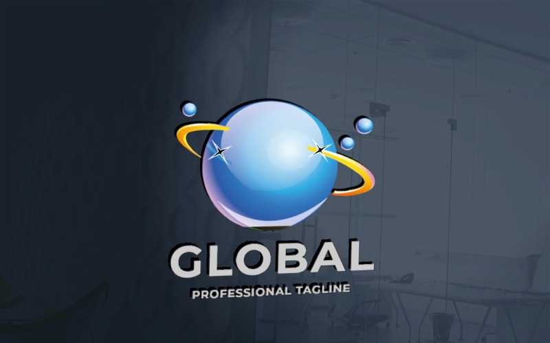 Download Шаблон логотипа "Global Logo Template" / Global Logo Template - Шаблон логотипа на тему графика accounting,branding,business,consultant,consulting,corporate,development,digital,entertainment,financial,global,globe,international,investment,marketing,modern,network,professional,reliable,s