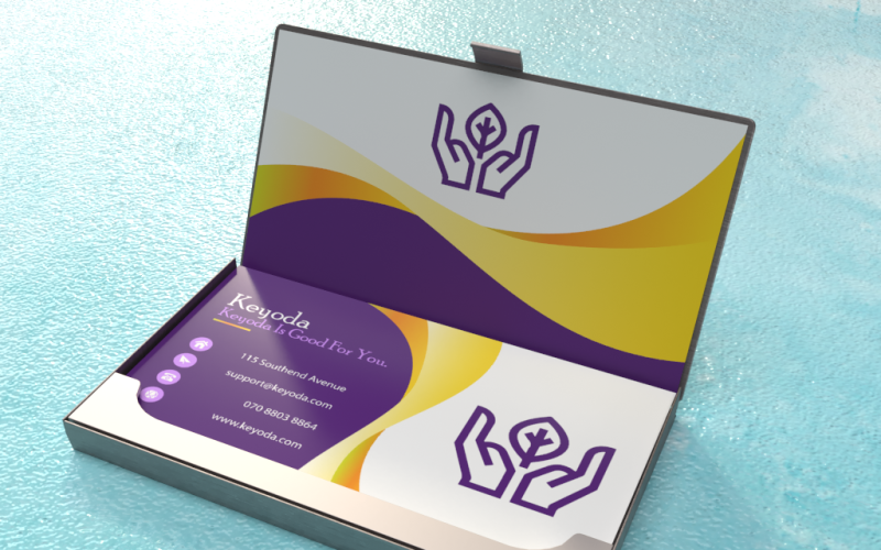 Download Фирменный стиль "Keyoda -  Ready-to-Use Clean Business Card - Corporate Identity Template" / Keyoda -  Ready-to-Use Clean Business Card - Corporate Identity Template - Фирменный стиль на тему графика business cards,business card design,design templates,design template online,adobe illustrator,adobe dimension,card,template,logo,branding,adobe