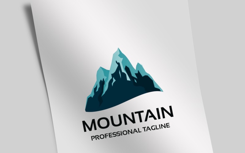 Download Шаблон логотипа "Mountain Logo Template" / Mountain Logo Template - Шаблон логотипа на тему графика air,brand,branding,camp,chalet,fir,firs,forest,fresh,identity,mountain,moutain,natural,nature,outdoor,peak,print ready,sport,sports,trail