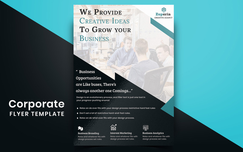 Download Фирменный стиль "Overa -  Flyer Design - Corporate Identity Template" / Overa -  Flyer Design - Corporate Identity Template - Фирменный стиль на тему графика corporate,company,flyer,business,sales,offers,vintage,poster,print,brochure,template,event,elegant,modern,minimal