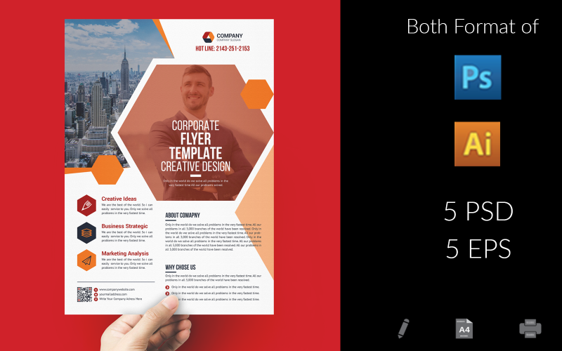 Download Фирменный стиль "ZM Business Flyer" / ZM Business Flyer - Фирменный стиль на тему графика advertising,agency,banner,brochure,business,business flyer,clean,commerce,company,corporate,corporate flyer,cover,creative,creative flyer,flyer,flyer design,flyer template,indesign,magazine,m