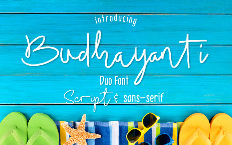 Budhayanti草书字体