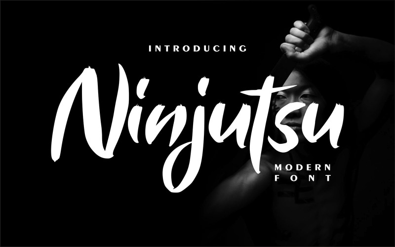 Download Шрифт "Ninjutsu | Modern Font" / Ninjutsu | Modern Font - Шрифт на тему графика typography,font,text,type,vector,design,abc,calligraphy,style,handlettering,script,alphabet,lettering,symbol,typeface,sign,letter,vintage,set,typeset