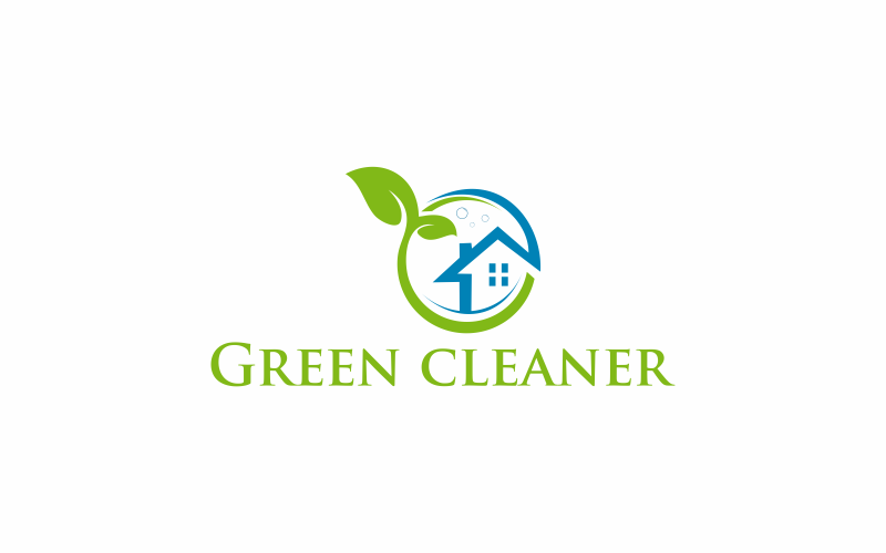 Download Шаблон логотипа "Clean House Logo Template" / Clean House Logo Template - Шаблон логотипа на тему графика green,cleaner,clean,home,detergent,white,wash,work,house,equipment,natural,service,concept,cleaning,glove,color,sanitize,hand,cleanser,container