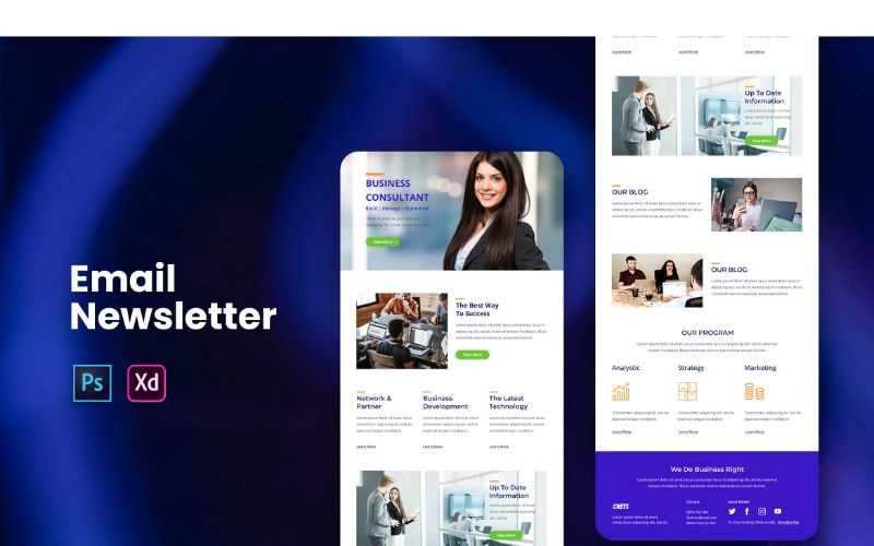 Elementos de interface do usuário do consultor de negócios EM 61