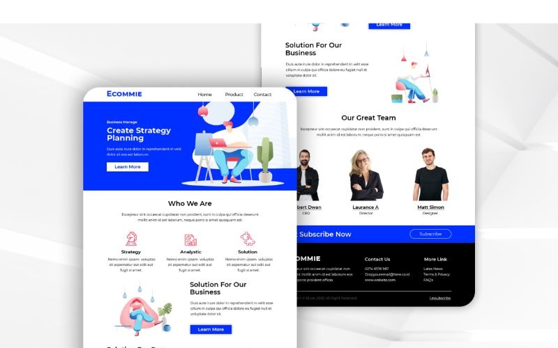 Éléments d'interface utilisateur EM 94 Ecommie