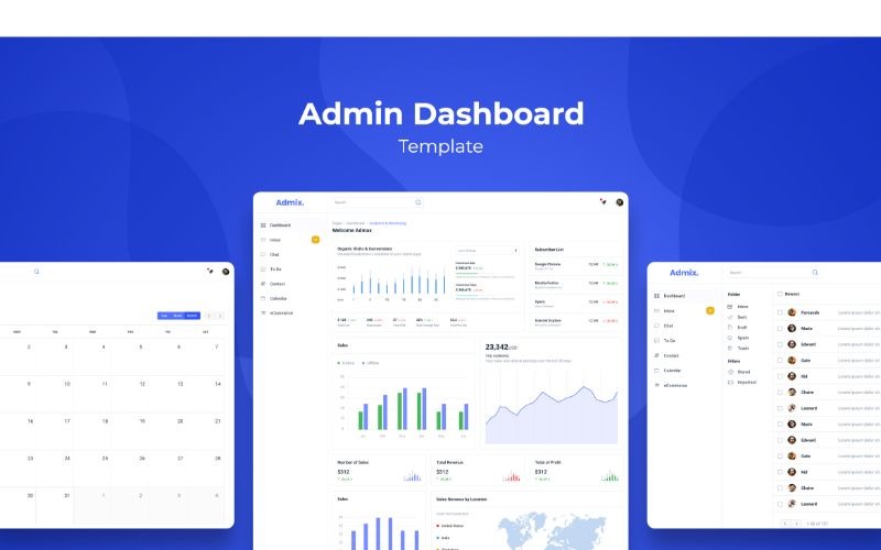 Éléments de l'interface utilisateur du thème AD 6 Seo