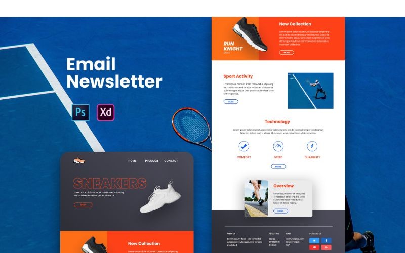 EM 24 Sneakers UI Elements