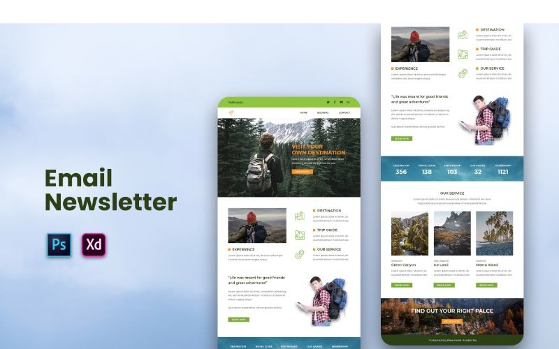 EM 62 Bezoek uw eigen bestemmingsinterface-elementen