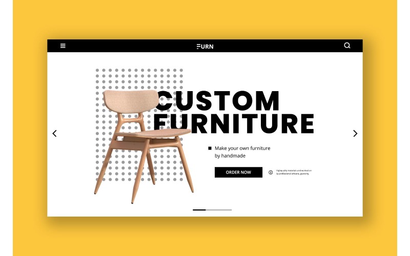 Elementi dell'interfaccia utente di Hero 16 Furn