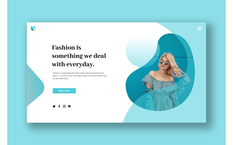 Elementos de la interfaz de usuario de Hero 11 Fashion Language