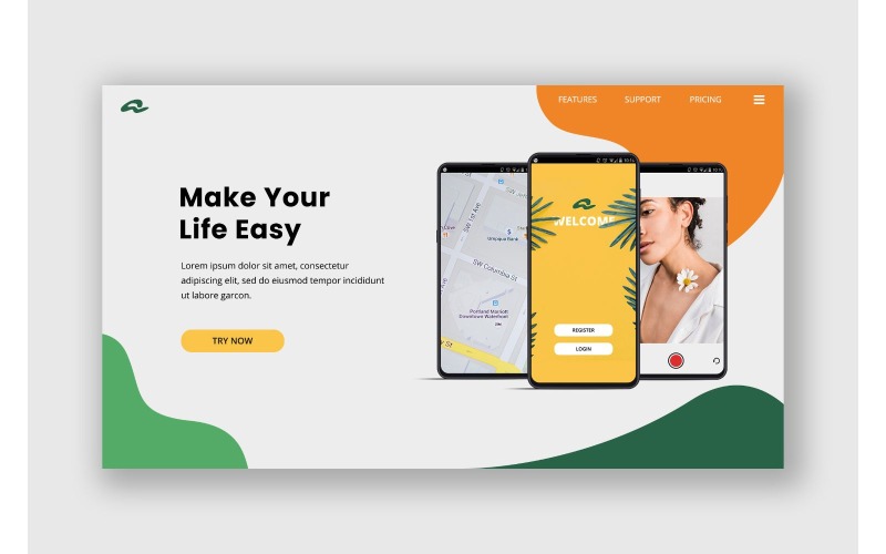 Hero 22 Easy Apps felhasználói felület elemei