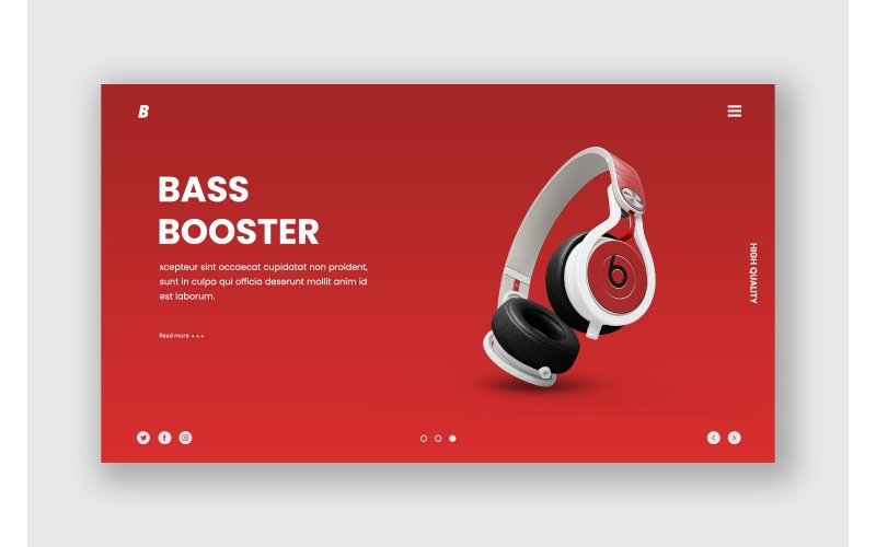 Hero 31 Bass Booster UI elemek