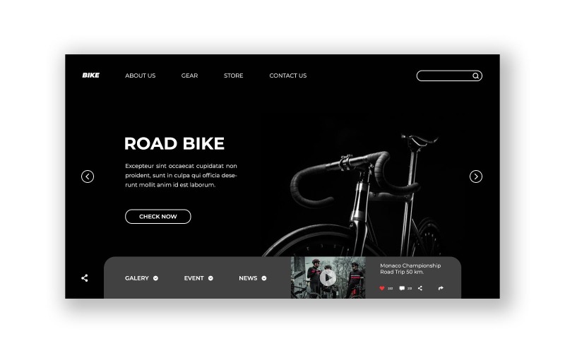 Hero 52 Bike UI Öğeleri