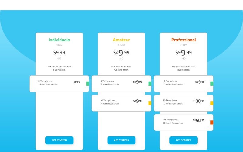 Prvky uživatelského rozhraní PT 34 Web Hosting