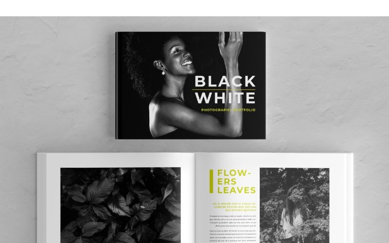 Album fotografico 7 elementi dell'interfaccia utente in bianco e nero