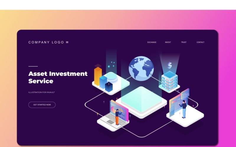 Elemente der ISO 15 Asset Investment Service-Benutzeroberfläche