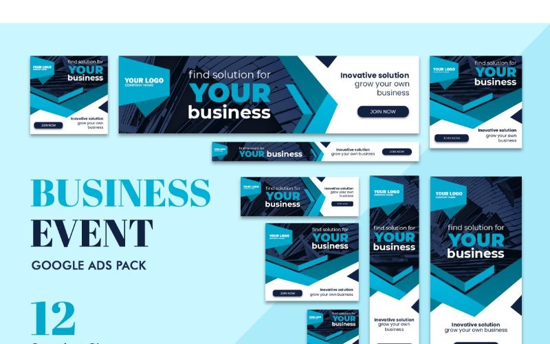 Elementos da IU do evento de negócios GA 18