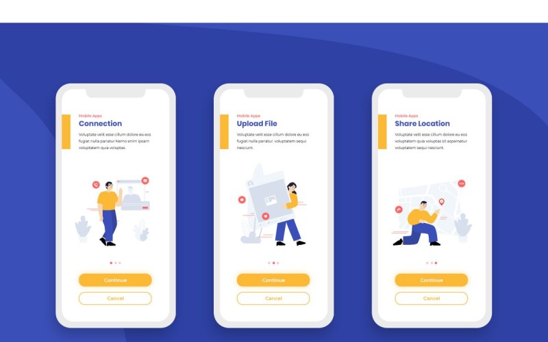 Elementos de la interfaz de usuario de redes sociales OB 10