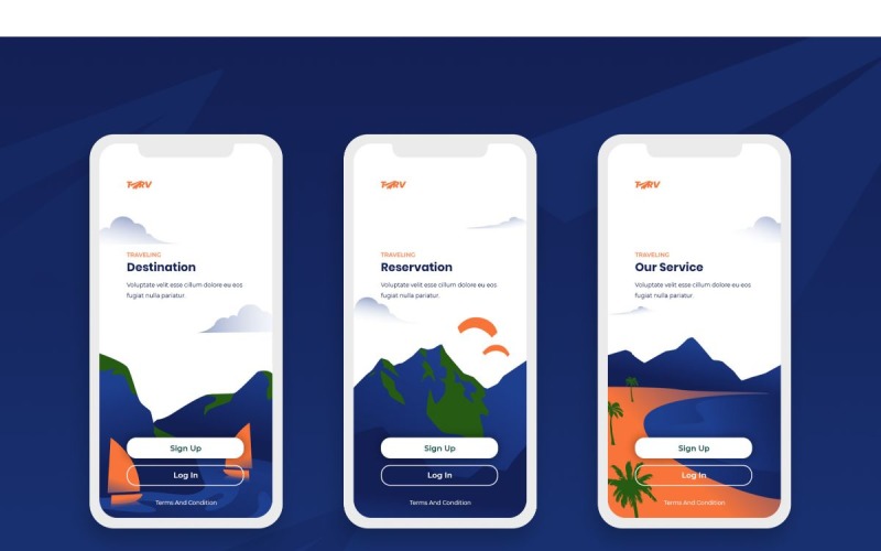 Éléments de l'interface utilisateur de l'OB 9 Holiday