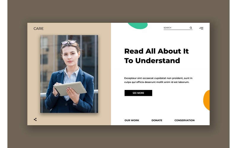 Éléments de l'interface utilisateur du Hero 65 Care
