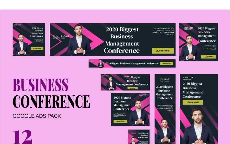 GA 2 UI-elementen voor zakelijke conferentie