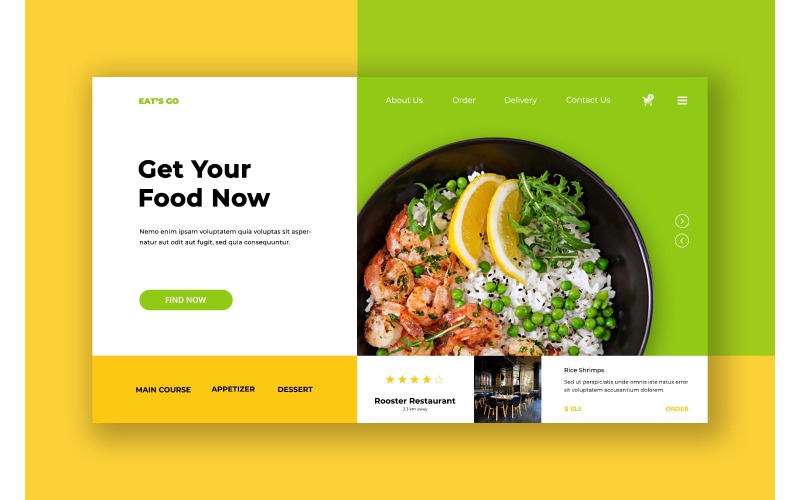 Hero 55 Eat'in Go UI Öğeleri