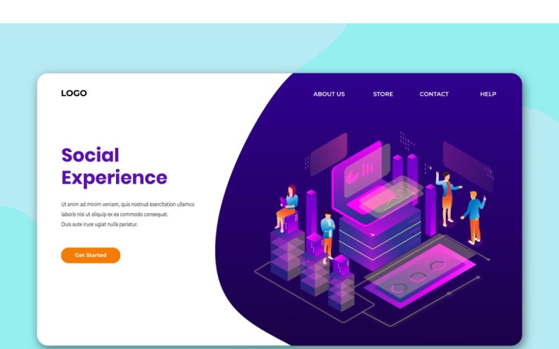 ISO 1 Social Experience UI-elementen