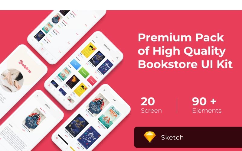 Download UI элементы "Mobile UI Book Store " / Mobile UI Book Store  - UI элементы на тему графика company,profile,corporate,business,marketing,brochure,layout,document,a4,book,page,modern,multipurpose,catalog,information