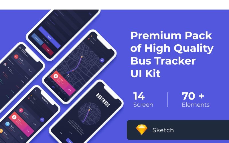 Mobile UI Bus Tracker