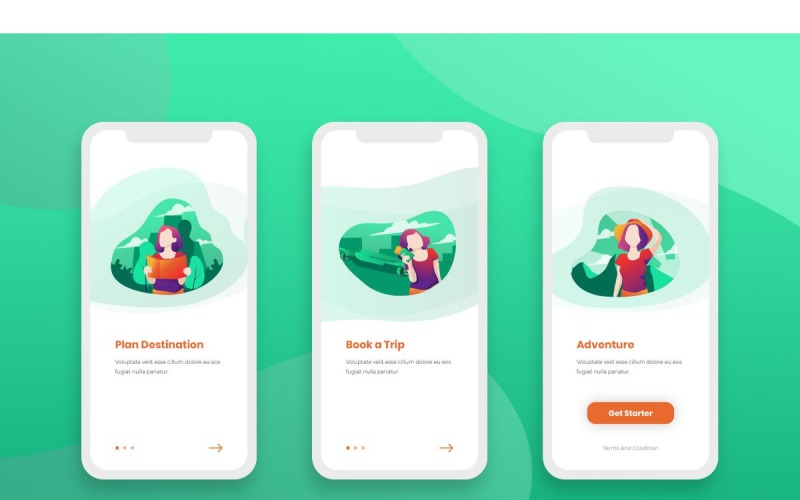 OB 8 Travel UI-Elemente
