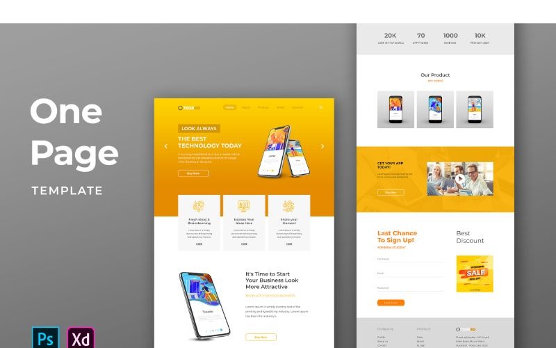 OP 4 Techno UI-Elemente