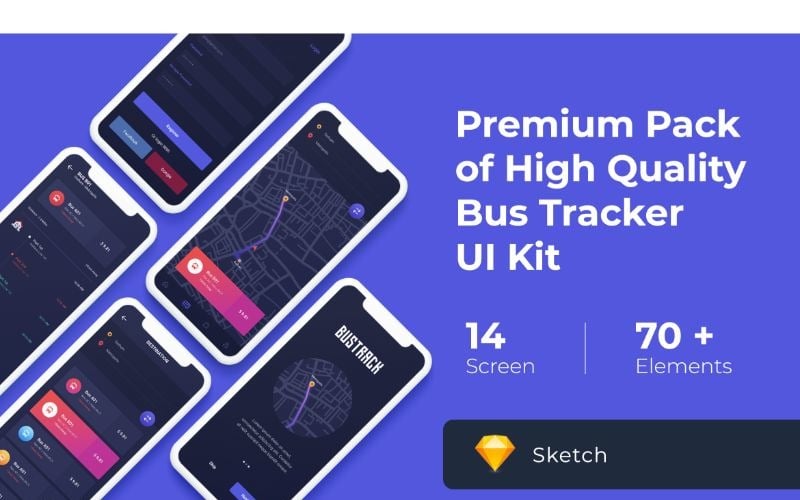 Rastreador de bus de interfaz de usuario móvil