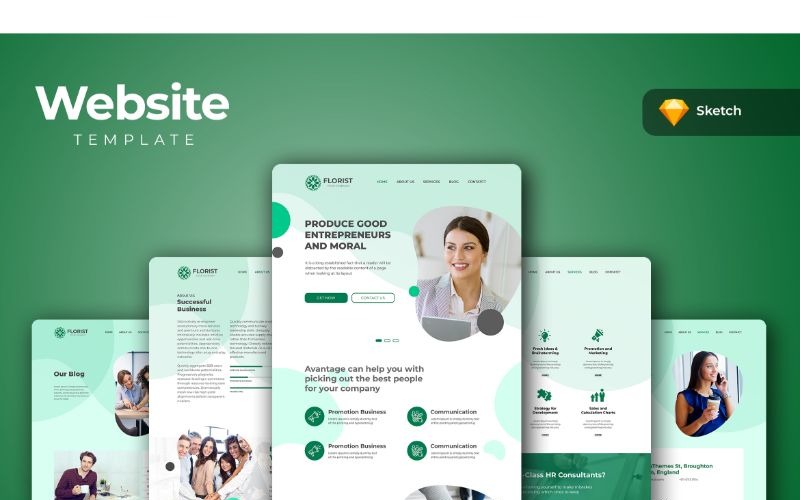 Web 2 Florist UI Elements