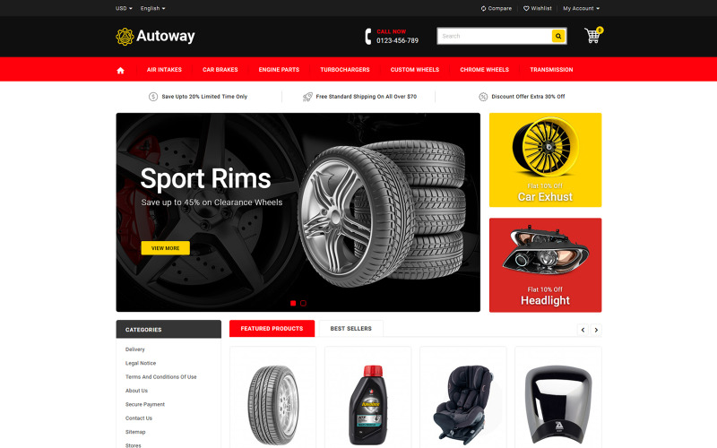Spare Parts Store PrestaShop Theme