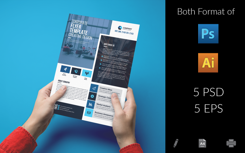 Download Фирменный стиль "Business Flyer" / Business Flyer - Фирменный стиль на тему графика advertising,agency,banner,brochure,business,business flyer,clean,commerce,company,corporate,corporate flyer,cover,creative,creative flyer,flyer,flyer design,flyer template,indesign,magazine,m