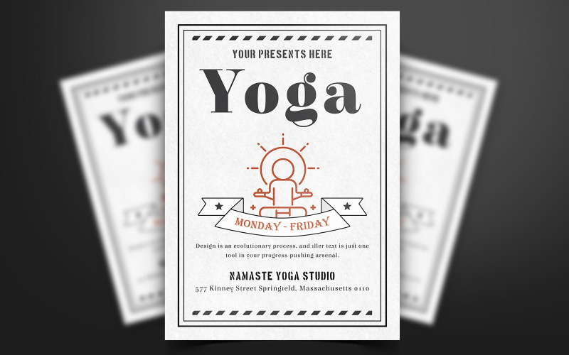 Download Фирменный стиль "Credible - Yoga Flyer Design - Corporate Identity Template" / Credible - Yoga Flyer Design - Corporate Identity Template - Фирменный стиль на тему графика flyer,yoga,meditation,international,poster,peaceful,festival,event,promotion,multipurpose,vector,silhouette,training,modern,wellness