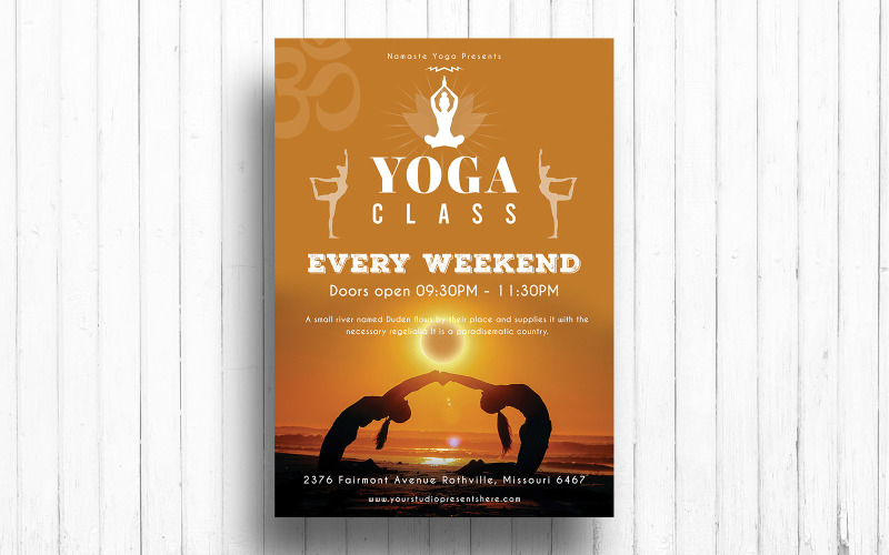 Download Фирменный стиль "Gloomy - Yoga Flyer Design - Corporate Identity Template" / Gloomy - Yoga Flyer Design - Corporate Identity Template - Фирменный стиль на тему графика flyer,yoga,meditation,international,poster,peaceful,festival,event,promotion,multipurpose,vector,silhouette,training,modern,wellness
