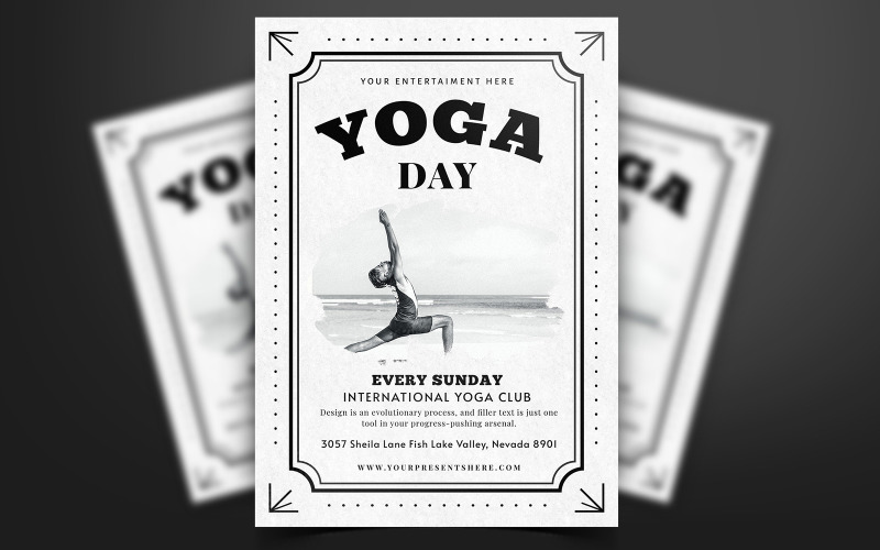 Download Фирменный стиль "Indole - Yoga Flyer Design - Corporate Identity Template" / Indole - Yoga Flyer Design - Corporate Identity Template - Фирменный стиль на тему графика flyer,yoga,meditation,international,poster,peaceful,festival,event,promotion,multipurpose,vector,silhouette,training,modern,wellness
