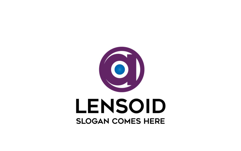 Download Шаблон логотипа "LENSOID Logo Template" / LENSOID Logo Template - Шаблон логотипа на тему графика vector,illustrator,graphics,art,logo,design,template,imagination,invention,lensoid,lenses,contactlenses,lens,eyes,eyewear,photography,contacts,camera,cctv,letter a