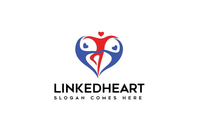 LINKEDHEART Logo sjabloon