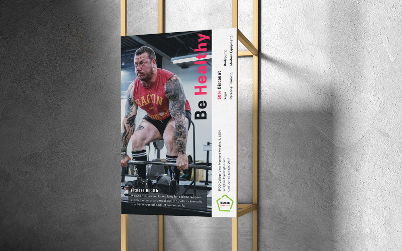 Download Фирменный стиль "Pidge - Gym and Fitness Flyer Design - Corporate Identity Template" / Pidge - Gym and Fitness Flyer Design - Corporate Identity Template - Фирменный стиль на тему графика gym,fitness,bodybuilding,coach,workout,training,flyer,fest,festival,event,promotion,multipurpose,vector,newdesign,poster