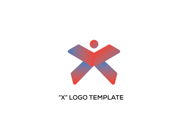 Plantilla de logotipo X