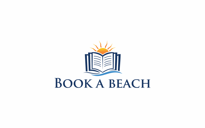 Download Шаблон логотипа "Sunrise Book Logo Template" / Sunrise Book Logo Template - Шаблон логотипа на тему графика beach,vacation,book,sea,ocean,travel,holiday,nature,leisure,water,outdoor,young,tourism,sunny,coast,sun,lifestyle,blue,sunlight,outdoors
