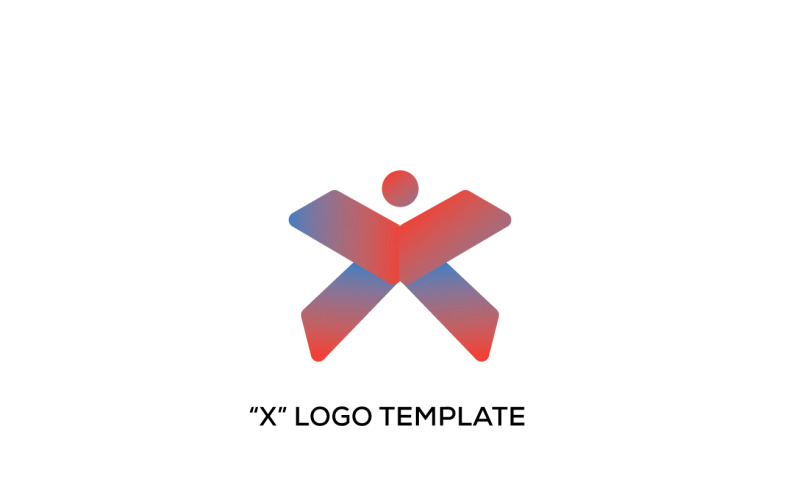 X Logo sjabloon