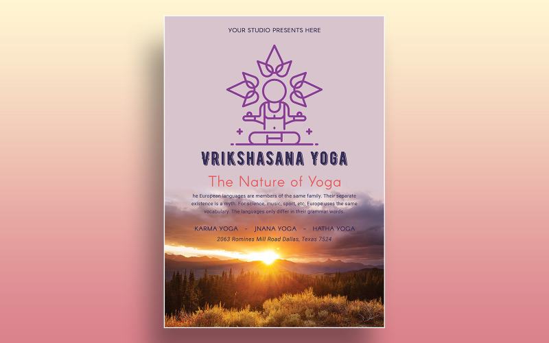Download Фирменный стиль "Yoga Flyer Design - Corporate Identity Template" / Yoga Flyer Design - Corporate Identity Template - Фирменный стиль на тему графика flyer,yoga,meditation,international,poster,peaceful,festival,event,promotion,multipurpose,vector,silhouette,training,modern,wellness