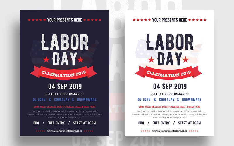 Download Фирменный стиль "Cavit - Labor Day Flyer Design - Corporate Identity Template" / Cavit - Labor Day Flyer Design - Corporate Identity Template - Фирменный стиль на тему графика labor,day,usa,american,work,office,event,flyer,music,discount,sale,worker,equal,party,carnival